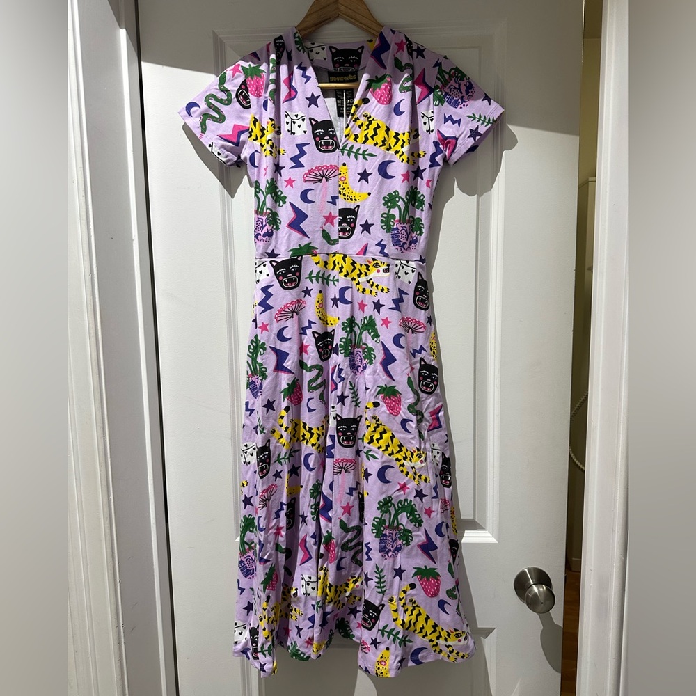 NWT Nooworks Hastings Greta V Neck Dress Size XS